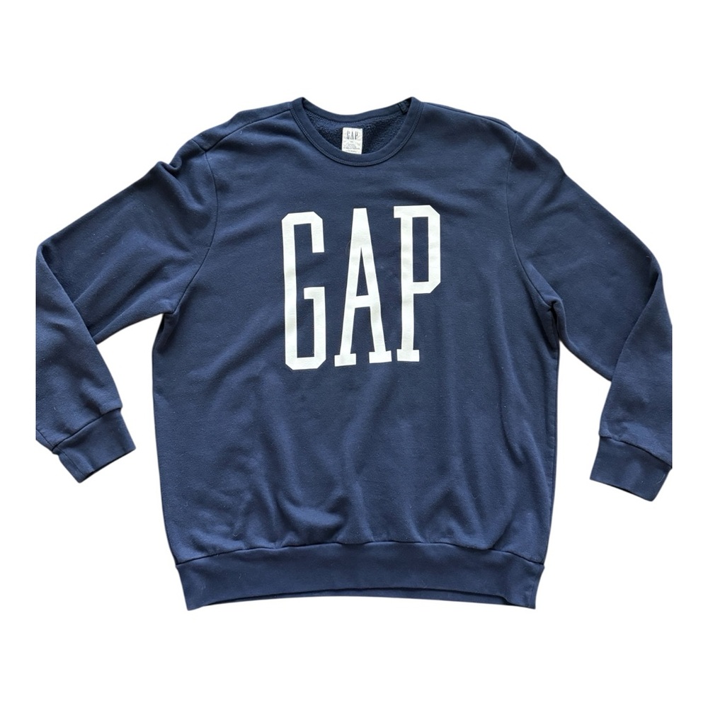 GAP Men's Deep Blue Crewneck Sweater